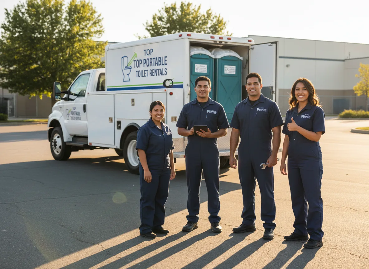 Short Term Porta Potty Rental company in Helm, CA